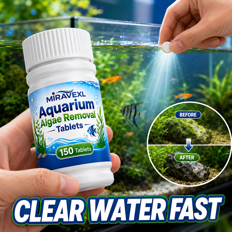Marine Aquarium Bacteria - MIRAVEXL 150 Aquarium Algae Removal Tablets,
