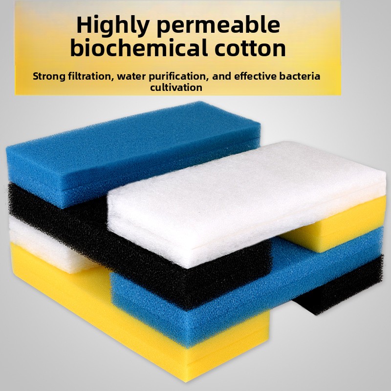 Marine Aquarium Bacteria - Black Thick Aquarium Filter Sponge -