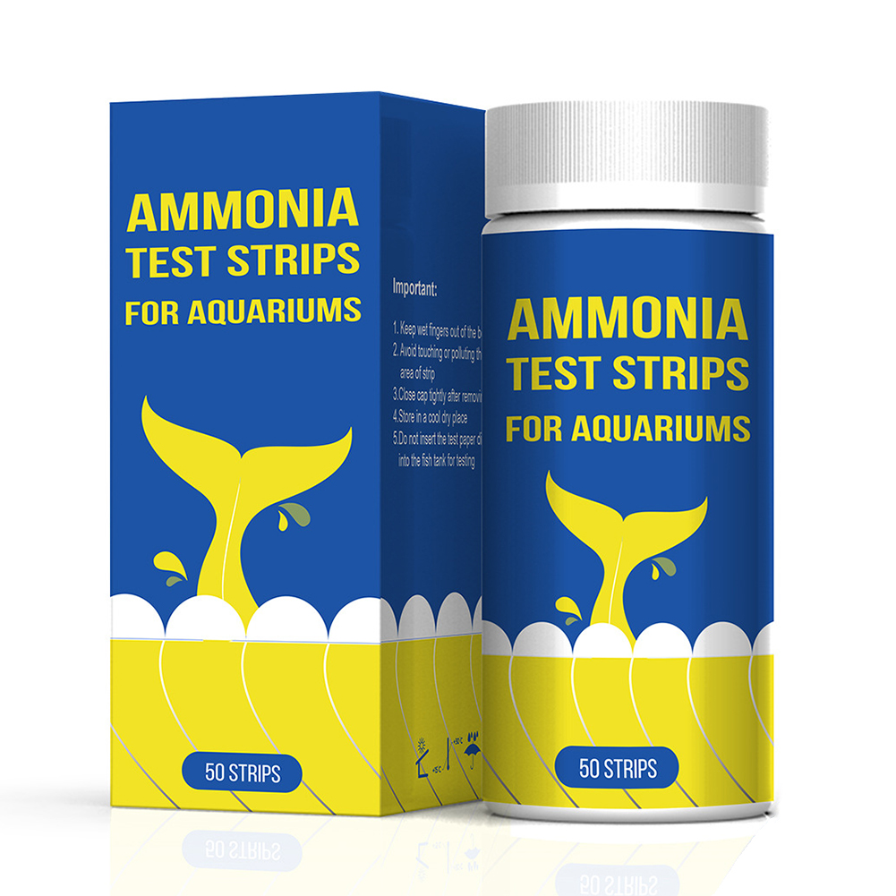 Marine Aquarium Water Test Kit - 50Pc Ammonia Nitrogen Quick Water Quality