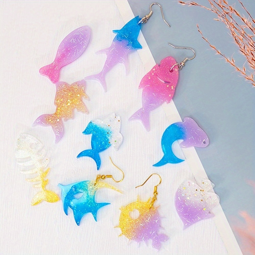 The Ocean-themed Earring And P - Aquarium Marine Fish ulasan dan harga