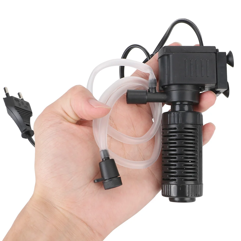 Mini Fish Tank Filter, Quiet S - Marine Aquarium Overflow Box ulasan dan harga