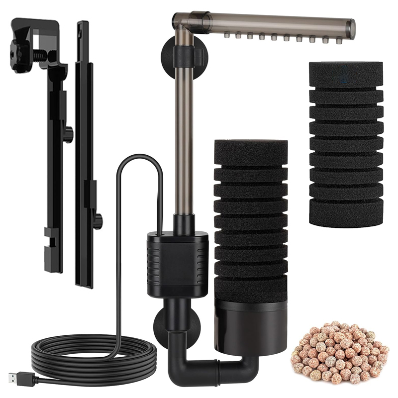 Quiet USB Aquarium Filter Sing - Marine Aquarium Overflow Box ulasan dan harga
