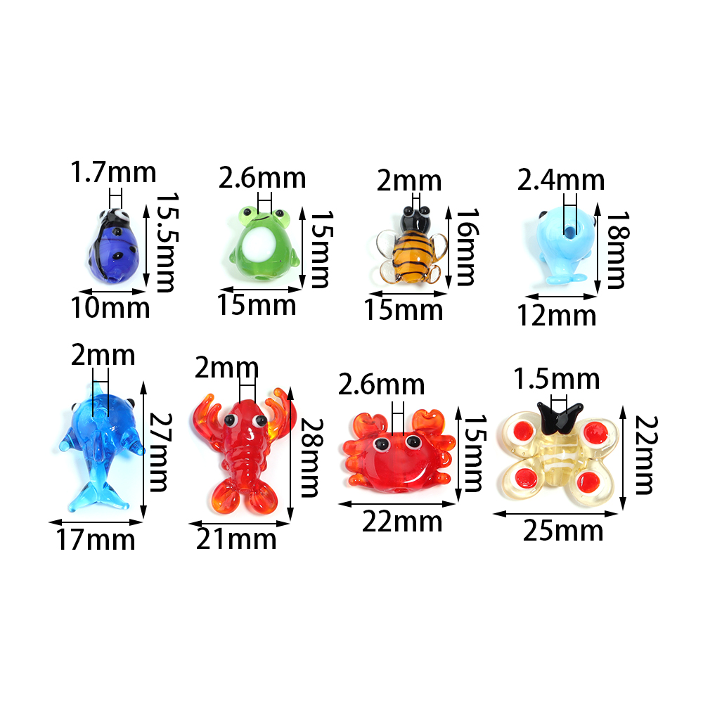 2Pcs Glass Pendant Marine Anim - Aquarium Marine Fish ulasan dan harga