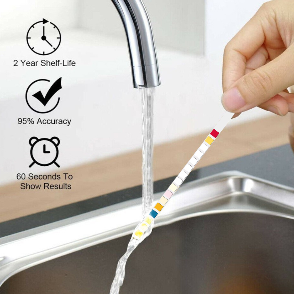 Yieryi 16 in 1 Water Test Stri - Marine Aquarium Water Test Kit ulasan dan harga