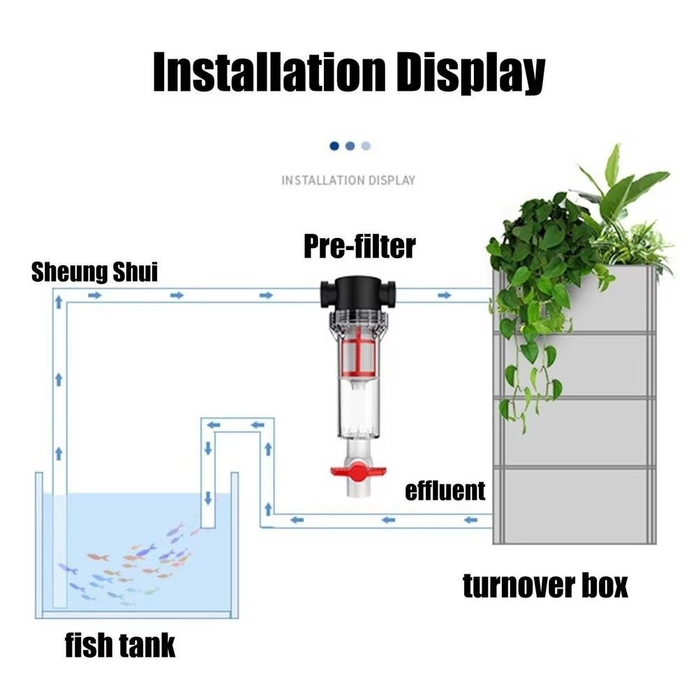 1/2 3/4 Female Thread Aquarium - Marine Aquarium Overflow Box ulasan dan harga