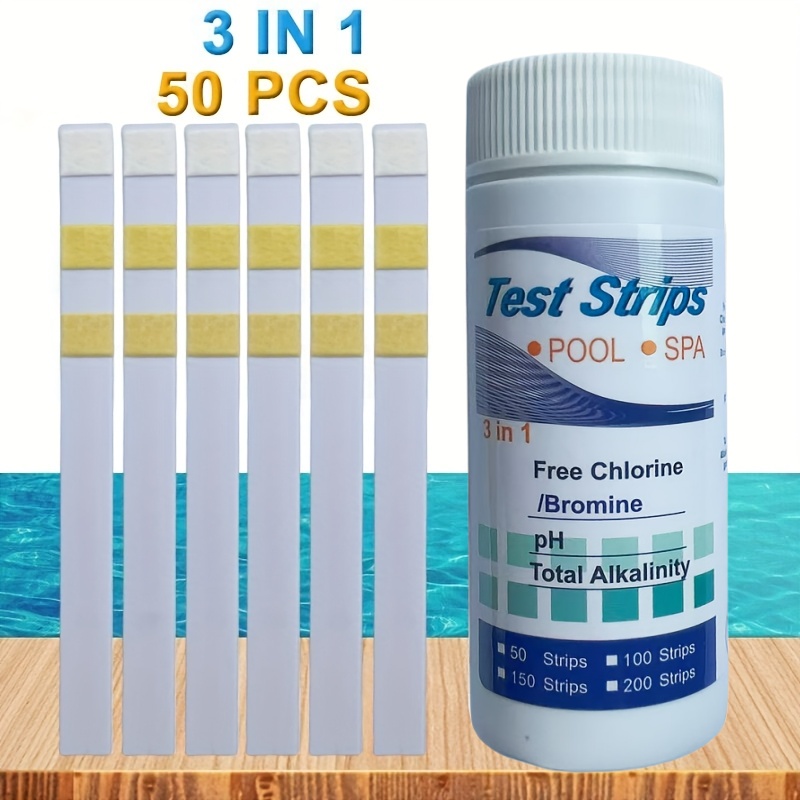 Chlorine PH Test Strips SPA Sw - Marine Aquarium Bacteria ulasan dan harga