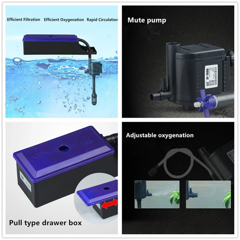Sunsun 220V JS- aquarium filte - Marine Aquarium Overflow Box ulasan dan harga