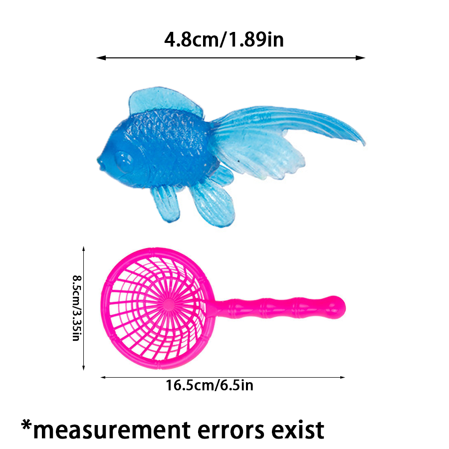 9/18pcs Floating Goldfish & Fi - Aquarium Marine Fish ulasan dan harga