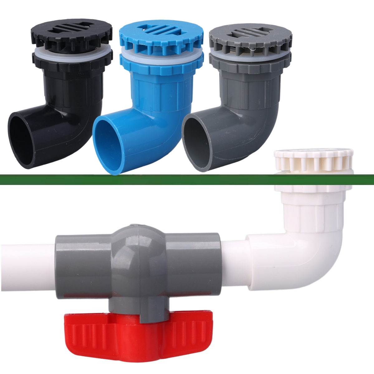 1pc 20/25/32/40/50mm PVC Pipe  - Marine Aquarium Overflow ulasan dan harga
