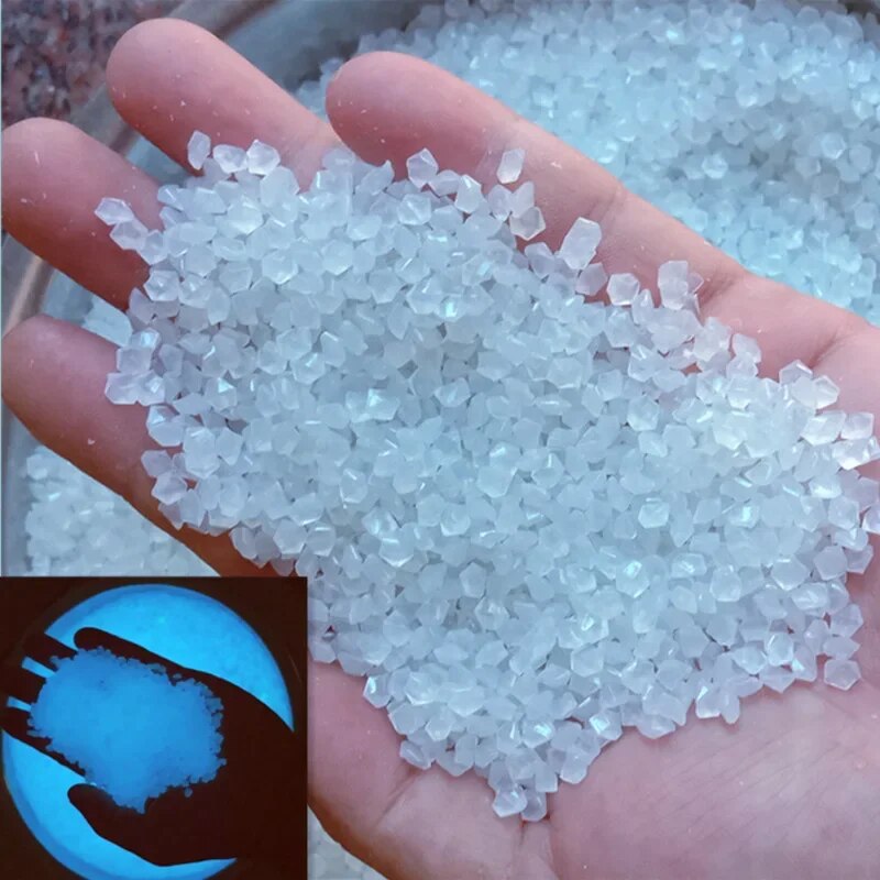 1000pcs 3-5mm Luminous Sand Gl - Aquarium Marine Fish ulasan dan harga