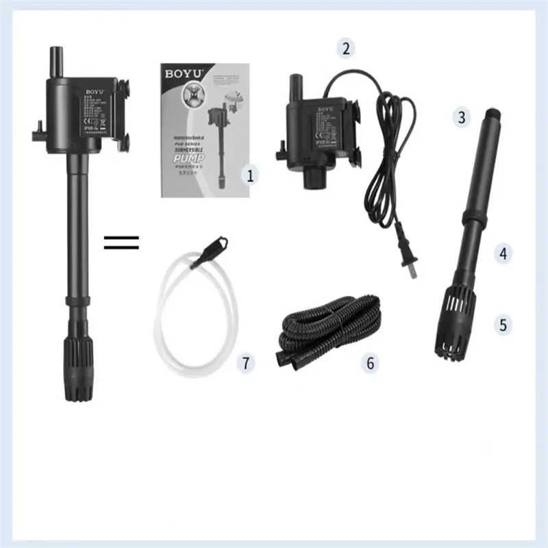 Boyu silent three in one fish  - Marine Aquarium Overflow Box ulasan dan harga