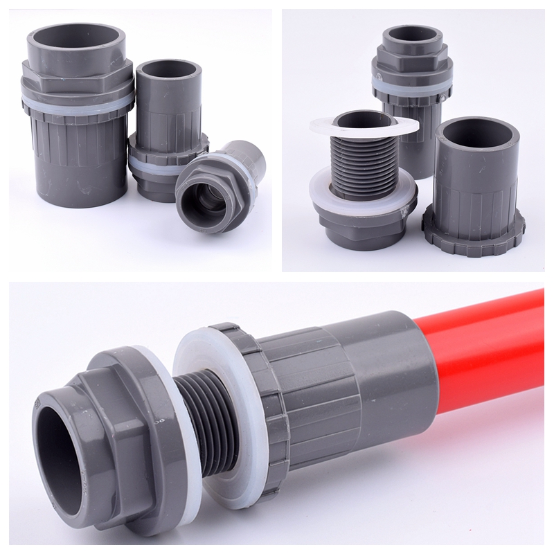 2-5pcs 20mm~50mm Grey PVC Pipe - Marine Aquarium Overflow ulasan dan harga