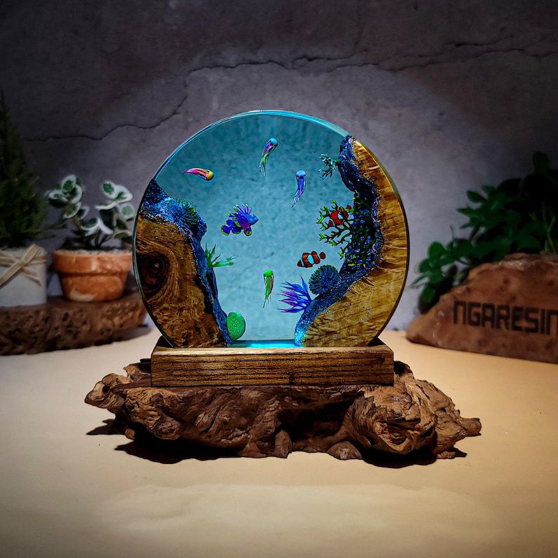 Ocean Aquarium Organism Resin  - Aquarium & Marine Museum Universiti Malaysia Sabah Kota Kinabalu Sabah Reviews ulasan dan harga
