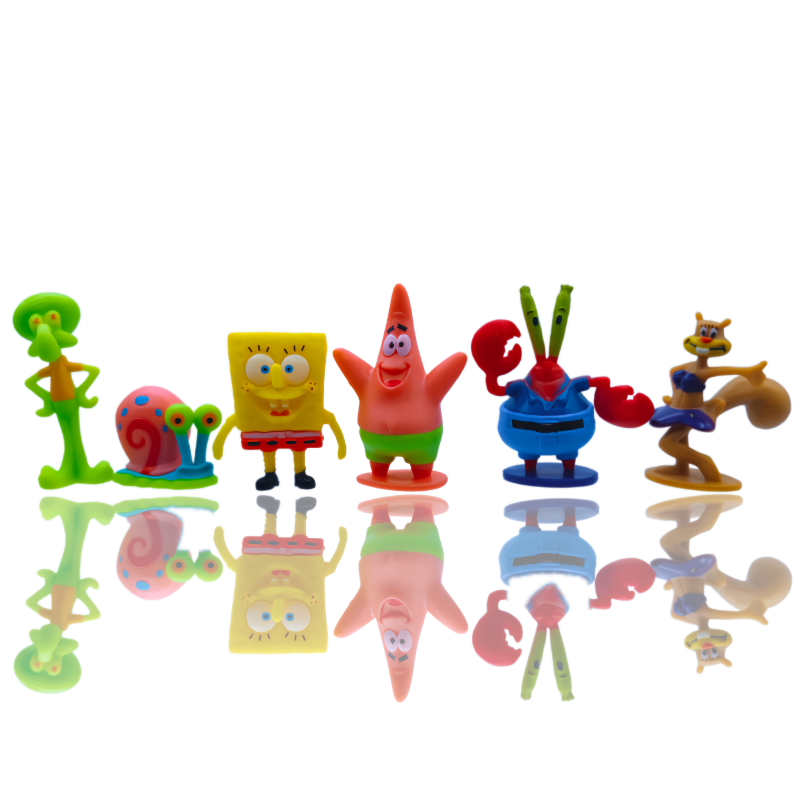 6pcs SpongeBob Fish Tank Decor - Aquarium Marine Fish ulasan dan harga