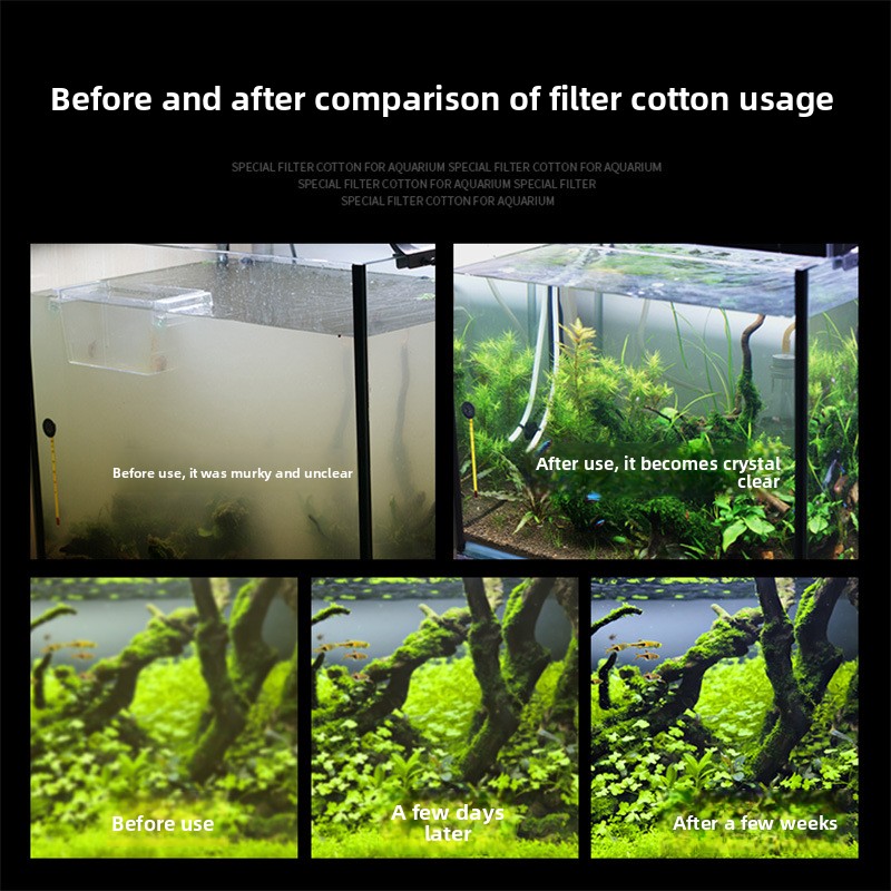 Black Thick Aquarium Filter Sp - Marine Aquarium Bacteria ulasan dan harga