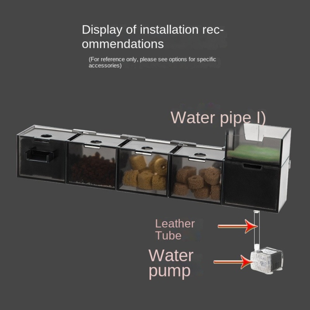 Three-in-one External Aquarium - Marine Aquarium Overflow Box ulasan dan harga