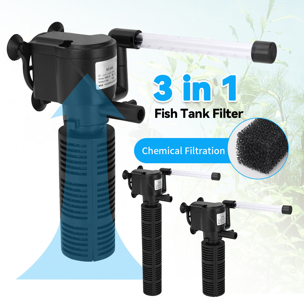 3 in 1 Aquarium Internal Filte - Marine Aquarium Overflow Box ulasan dan harga