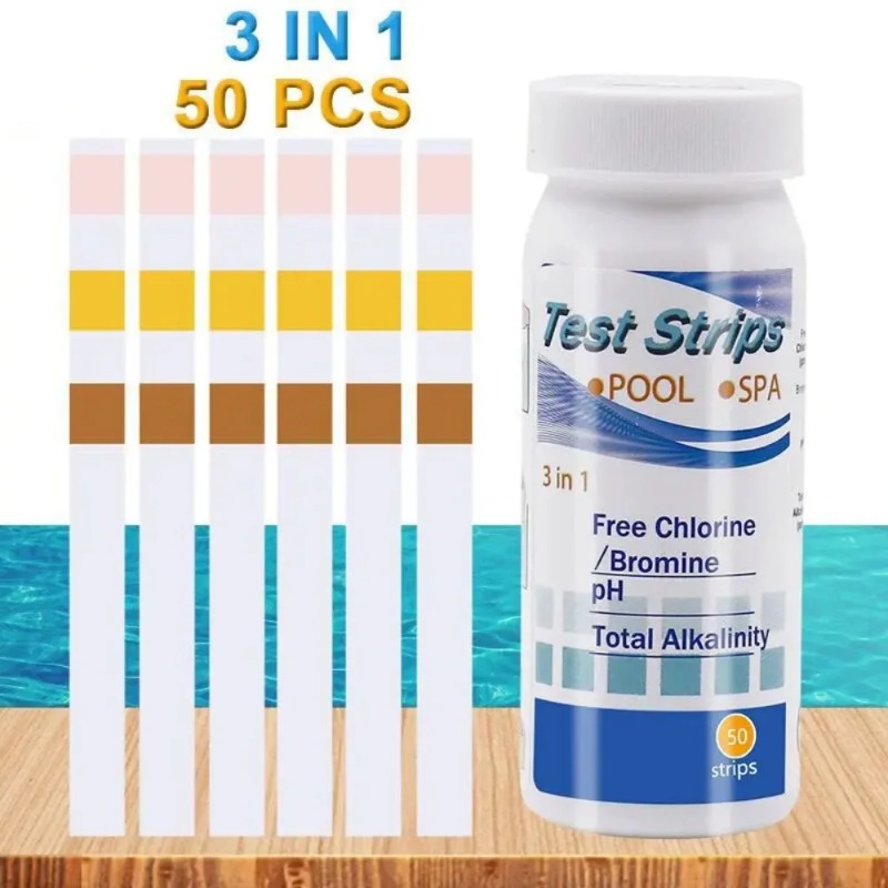 Chlorine PH Test Strips SPA Sw - Marine Aquarium Bacteria ulasan dan harga