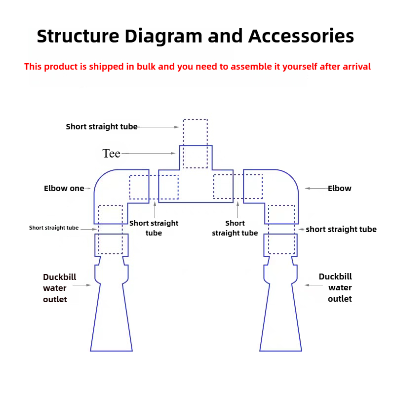 DIY Aquarium Tank Pump Duckbil - Marine Aquarium Overflow ulasan dan harga