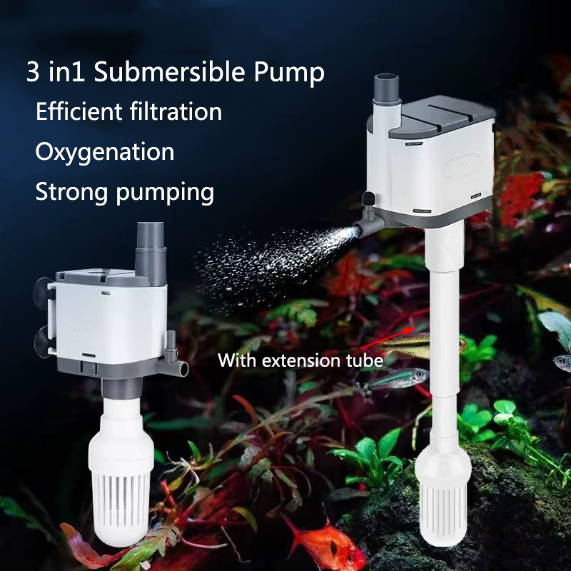 3W 6W Fish Tank Water Pump Aqu - Marine Aquarium Overflow Box ulasan dan harga